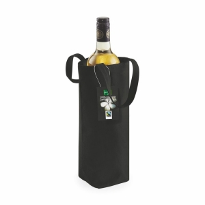 Sac personnalisable à bouteille en coton issu du commerce équitable