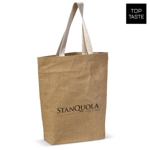 Sac en toile de jute publicitaire