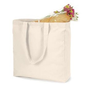 Large sac shopping en canvas