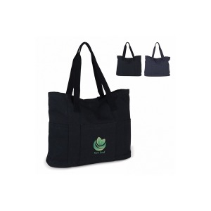Sac shopping publicitaire en toile recyclée 43x14x33