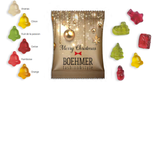 Sachet de gommes édition Noël