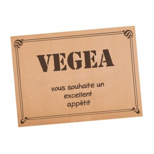 Set de table en papier kraft (le mille)