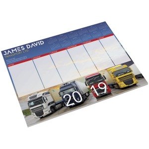 Sous-main personnalisable Desk-Mate® A3, blanc