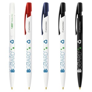 Stylo bille BIC® Media Clic BGUARD Antimicrobial Ecolutions® Logo Antimicrobial