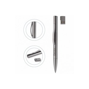 Stylo promotionnel bille métal USB