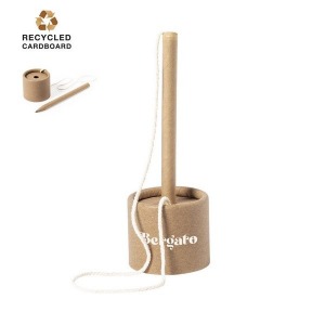 Stylo personnalisable avec support en carton recyclé