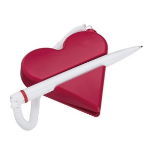 Support pour bloc-notes avec stylo à bille CLIC CLAC