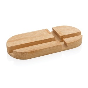 Support tablette ou téléphone en bambou