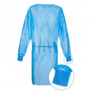 Surblouse jetable personnalisée poignets