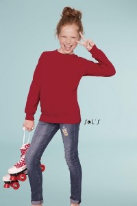 Sweat-shirt enfant personnalisable col rond 280g/m²