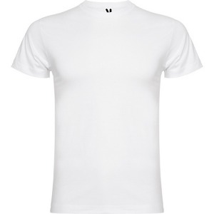 T-shirt manches courtes tissé en jauge fine pour un rendu plus compact BRACO (Blanc, Tailles enfants)