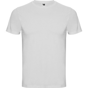 T-shirt sous-vêtement pour homme manches courtes et col rond en côte 1x1 SOUL (Blanc, Tailles enfants)