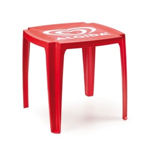 Table empilable carrée