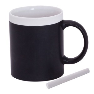 Mug ardoise publicitaire bicolore