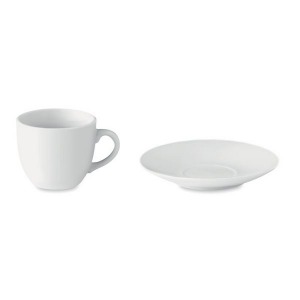 Tasse personnalisée espresso avec socoupe