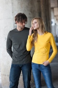 Tee-shirt femme manches longues encolure ronde Kariban