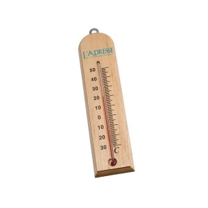 Thermomètre personnalisé bois petit modèle