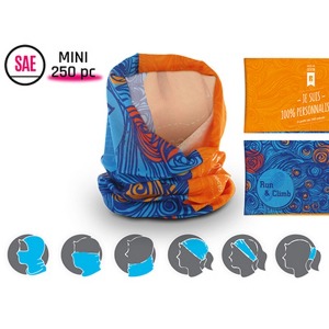 Tour de cou personnalisé multifonction microfibre