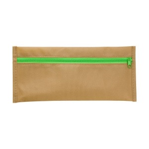 Trousse publicitaire garnie (taille-crayon, gomme, règle, stylo, carnet) en non-tissé