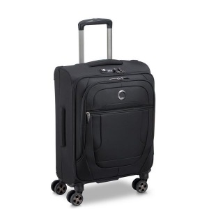 VALISE CABINE avec logo SLIM 4 DOUBLES ROUES 55 CM - HELIUM DLX