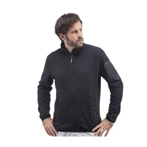 Veste polaire personnalisée tricotée homme