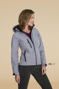 Veste softshell personnalisable femme à capuche
