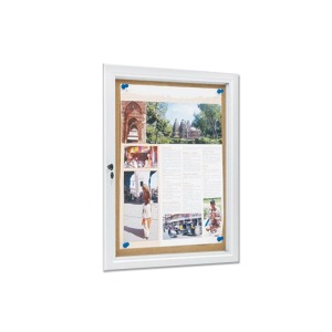 Vitrine extérieure Visual-Displays liège personnalisé 1xA4