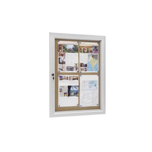 Vitrine extérieure Visual-Displays liège avec logo 4xA4