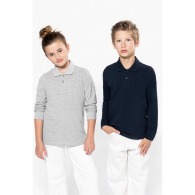 Polo personnalisable manches longues enfant