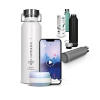 HAUT-PARLEUR ENCEINTE ET BOUTEILLE ISOTHERME DOUBLE-PAROI INOX 60 cl