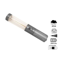 Lanterne - torche avec logo rechargeable 2 en 1 'Corell'