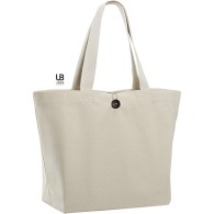 Tote bag 320g/m² avec bouton en bois picture