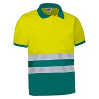 Polo haute visibilité manches courtes
