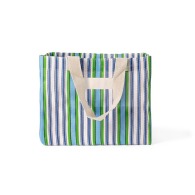 Sac de plage publicitaire rayé 38x20x31cm