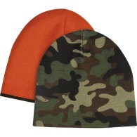 Bonnet personnalisable double face en acrylique camouflage