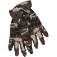 Gants camouflage en fibre polaire 220g/m²