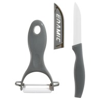 lot couteau epluch cera zirco, gris