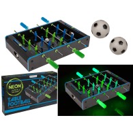 Jeu de baby-foot brille dans le noir