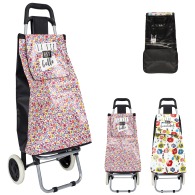 chariot shopping pvc 2 roues liberty, 2-fois assor