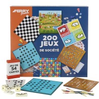 Coffret 200 jeux de société classiques