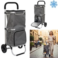 chariot aluminium fraicheur 2 compartiments