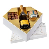 COFFRET DIAMANT FOIE GRAS, CHOCOLATS BULLES