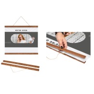 Rail de suspension pour affiche « Madera » 30cm