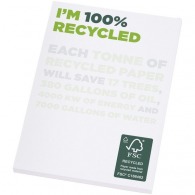 Bloc-notes personnalisable 50 feuilles a7 recyclé desk-mate®