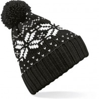 Bonnet snowstar jacquard picture