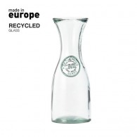 Carafe personnalisée en verre recyclé