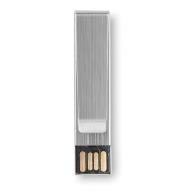 Clé USB en aluminium avec un clip - 2 go