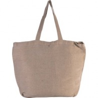 Grand sac personnalisable en juco avec doublure intérieure - Kimood