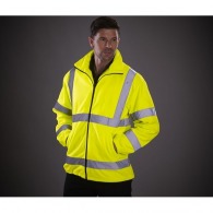 Hi-Vis Heavyweight Fleece Jacket - Veste polaire publicitaire épaisse haute visibilité