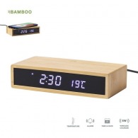 Horloge Multifonction en bambou